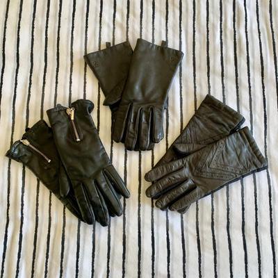 LOT 97 Z: Women's Leather Glove Collection; Isotoner by Aris, Ralph Lauren, & Thinsulate