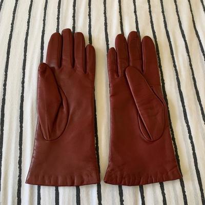 LOT 100 Z: Women's Colorful Leather Glove Collection; Carole Little (Rabbit Fur Cuffs) & More