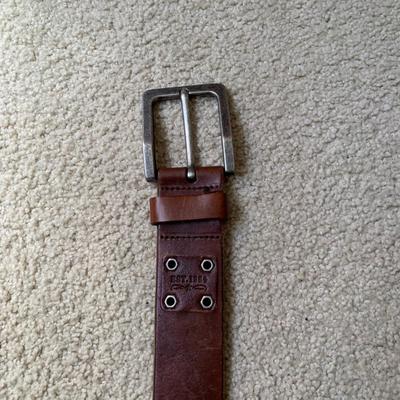 LOT 101 Z: Men's Belt Collection; Timberland, Reaction by Kenneth Cole, Fossil & More