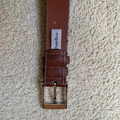 LOT 101 Z: Men's Belt Collection; Timberland, Reaction by Kenneth Cole, Fossil & More
