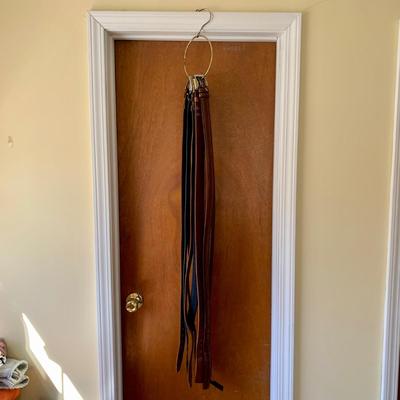 LOT 101 Z: Men's Belt Collection; Timberland, Reaction by Kenneth Cole, Fossil & More