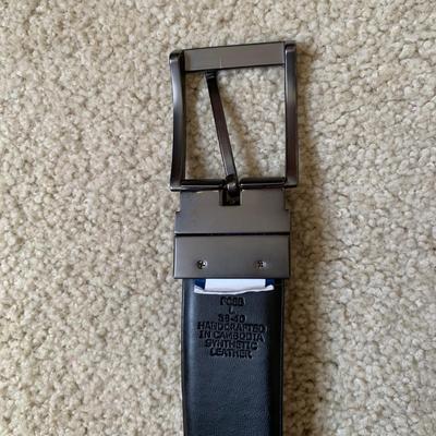 LOT 101 Z: Men's Belt Collection; Timberland, Reaction by Kenneth Cole, Fossil & More