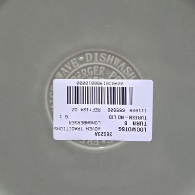 LOT 110K: Longaberger Pottery Crock, Pitcher, & Butter Dish