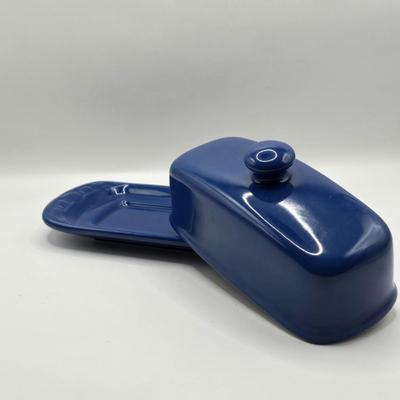 LOT 110K: Longaberger Pottery Crock, Pitcher, & Butter Dish