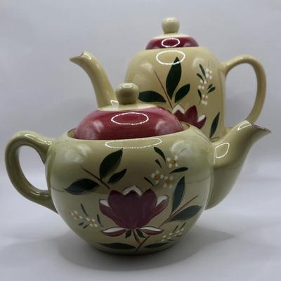 LOT 111K: Stangl Pottery Magnolia Pitcher and Teapot