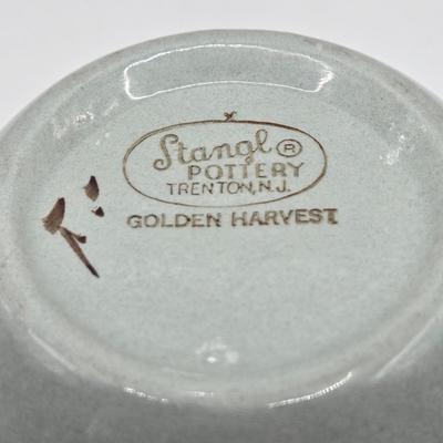 LOT 114K: Vintage Stangl Pottery Golden Harvest Lily Sugar Bowl and Mug