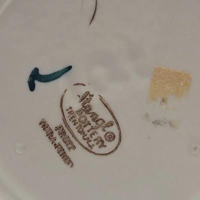 LOT 115K: Stangl Fruit and Flowers Pitchers and Divided Serving Bowl & 2 Fruit Pitchers