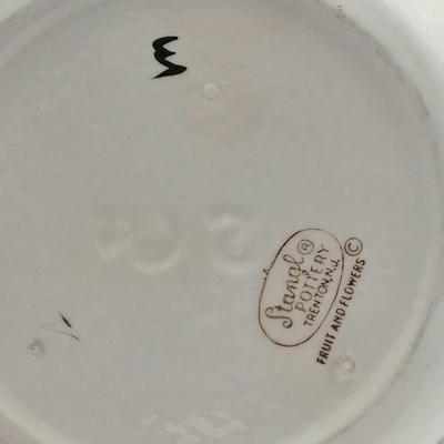 LOT 115K: Stangl Fruit and Flowers Pitchers and Divided Serving Bowl & 2 Fruit Pitchers