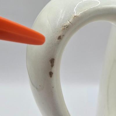 LOT 115K: Stangl Fruit and Flowers Pitchers and Divided Serving Bowl & 2 Fruit Pitchers