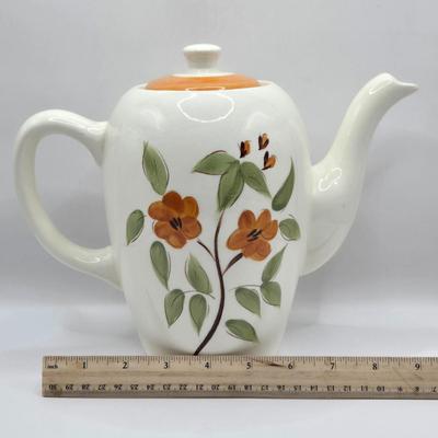 LOT 116K: Two Vintage Stangl Pottery Bittersweet Pitchers & Small First Love Pitcher