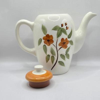 LOT 116K: Two Vintage Stangl Pottery Bittersweet Pitchers & Small First Love Pitcher