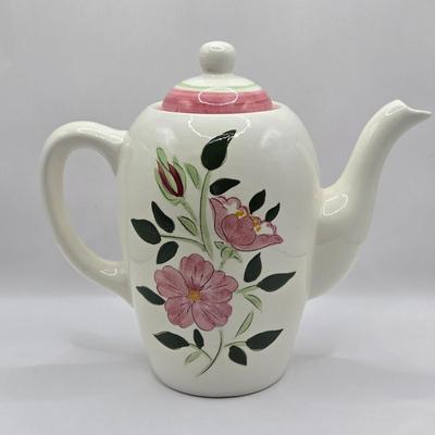 LOT 117K: Two Stangl Pottery Wild Rose Pitchers and 1 Teapot