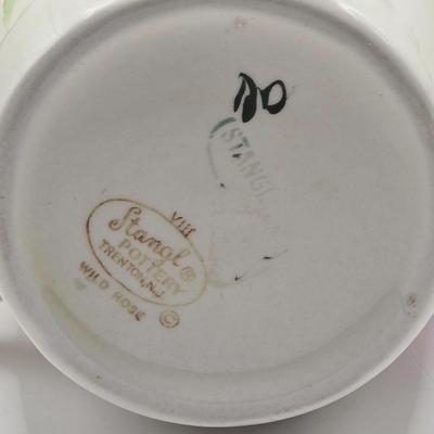 LOT 117K: Two Stangl Pottery Wild Rose Pitchers and 1 Teapot