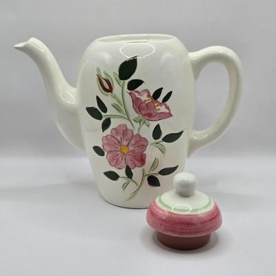 LOT 117K: Two Stangl Pottery Wild Rose Pitchers and 1 Teapot