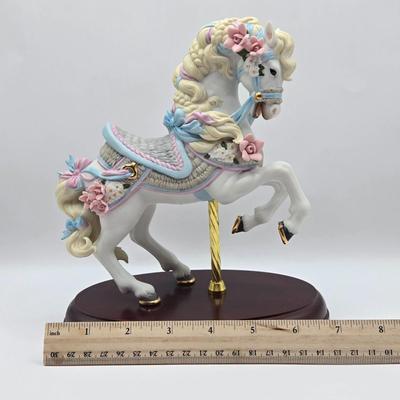 LOT 120K: Two Lenox Carousel Horses