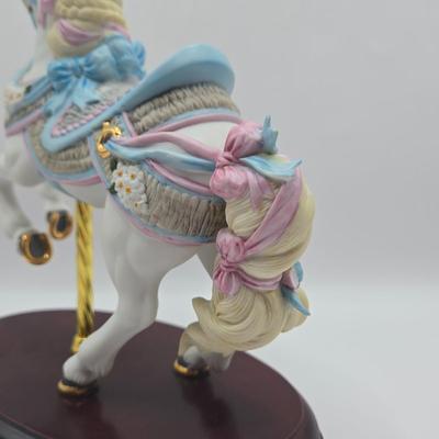 LOT 120K: Two Lenox Carousel Horses
