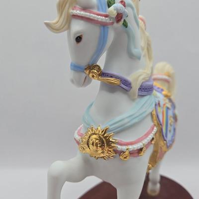 LOT 120K: Two Lenox Carousel Horses