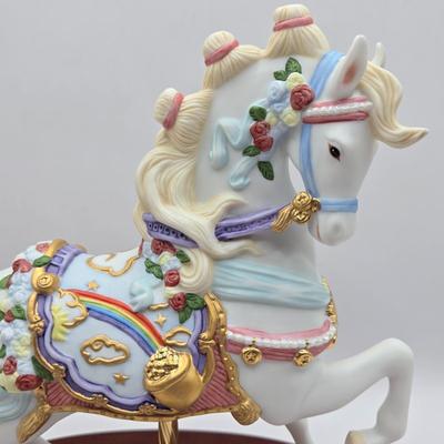 LOT 120K: Two Lenox Carousel Horses