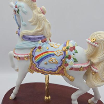 LOT 120K: Two Lenox Carousel Horses