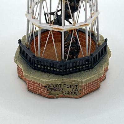 LOT 122K: Collection of Harbour Lights Lighthouses - Society Exclusive Fort Point California #541, Jeffrey's Hook New York #195 and...