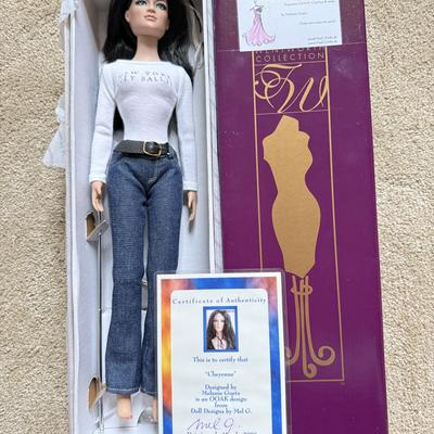 LOT 126L: OOAK Custom Repainted Tonner Tyler Wentworth Collection 16-inch Articulated Fashion Dolls by w/ COAs by Artists Melanie Goetz...