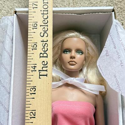 LOT 126L: OOAK Custom Repainted Tonner Tyler Wentworth Collection 16-inch Articulated Fashion Dolls by w/ COAs by Artists Melanie Goetz...