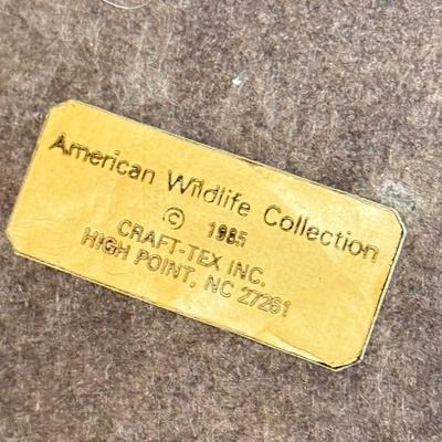 LOT 133K: 1991 Signed American Wildlife Collection Canada Goose Decory by B. Campbell