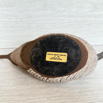 LOT 135K: 1992 Signed Pintail Hen Decoy