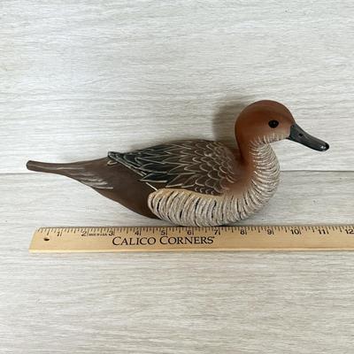 LOT 135K: 1992 Signed Pintail Hen Decoy