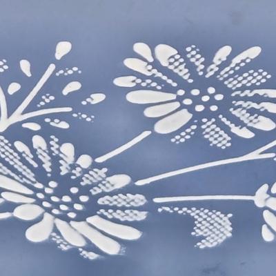 LOT 142K: Set of Shades of Blue Nesting Pyrex Mixing Bowls and Colonial Mist Pyrex Bowls