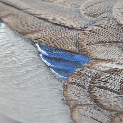 LOT 143K: 1992 Mallard Drake Hand Painted Wood Decoy Duck by B Campbell