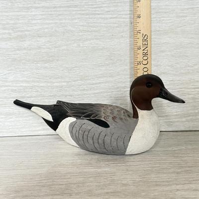 LOT 145K: 1991 Signed Pintail Drake Duck Decoy