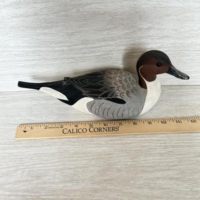 LOT 145K: 1991 Signed Pintail Drake Duck Decoy
