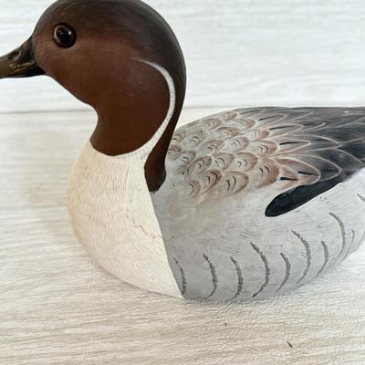 LOT 145K: 1991 Signed Pintail Drake Duck Decoy