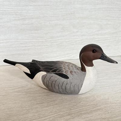 LOT 145K: 1991 Signed Pintail Drake Duck Decoy