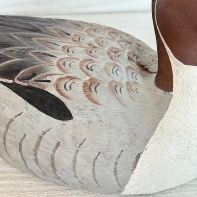 LOT 145K: 1991 Signed Pintail Drake Duck Decoy