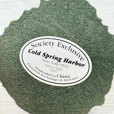 LOT 147K: Harbor Lights Society Exclusive Lighthouses: Cold Spring Harbor New York #533, Southwest Reef Louisiana #530 & Cockspur...