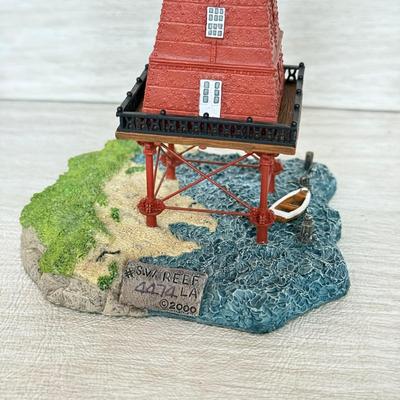 LOT 147K: Harbor Lights Society Exclusive Lighthouses: Cold Spring Harbor New York #533, Southwest Reef Louisiana #530 & Cockspur...