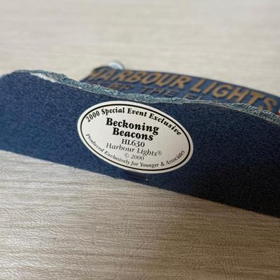 LOT 148K: Harbor Lights Lighthouses: Signed B Younger Castle Hill Rhode Island #116, 2000 Special Event Exclusive Beckoning Beacons HL630...
