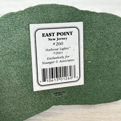 LOT 155K: Harbor Lights Lighthouses: Barnegat New Jersey #139, East Point NJ #260 & Society Exclusive Baltimore Maryland #524