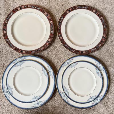 LOT 156K: Lenox Presidential Collection Columbia Plates: Millennium Edition & Blue Design