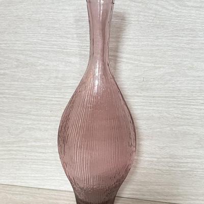 LOT 161F: Purple Art Glass Vases