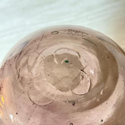 LOT 161F: Purple Art Glass Vases