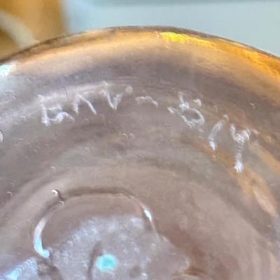 LOT 161F: Purple Art Glass Vases