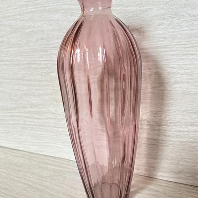 LOT 161F: Purple Art Glass Vases