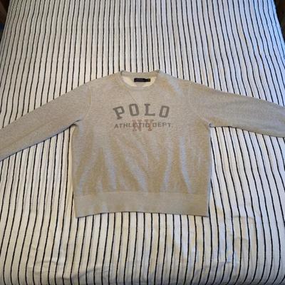 LOT 168 Z: Polo by Ralph Lauren Collection; Long Sleeve Shirts, Thermals, Zip Up Hoodie, Sweatshirt, & Sweater