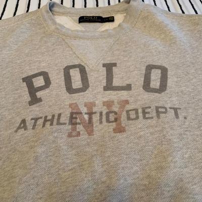 LOT 168 Z: Polo by Ralph Lauren Collection; Long Sleeve Shirts, Thermals, Zip Up Hoodie, Sweatshirt, & Sweater