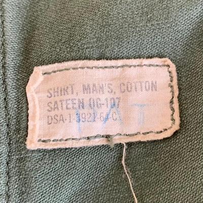 LOT 172 Z: Military Shirt & Hats w/ Pin