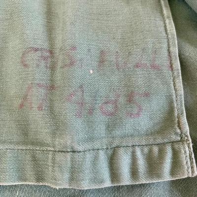 LOT 172 Z: Military Shirt & Hats w/ Pin