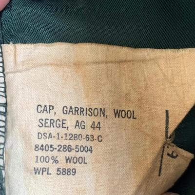 LOT 172 Z: Military Shirt & Hats w/ Pin